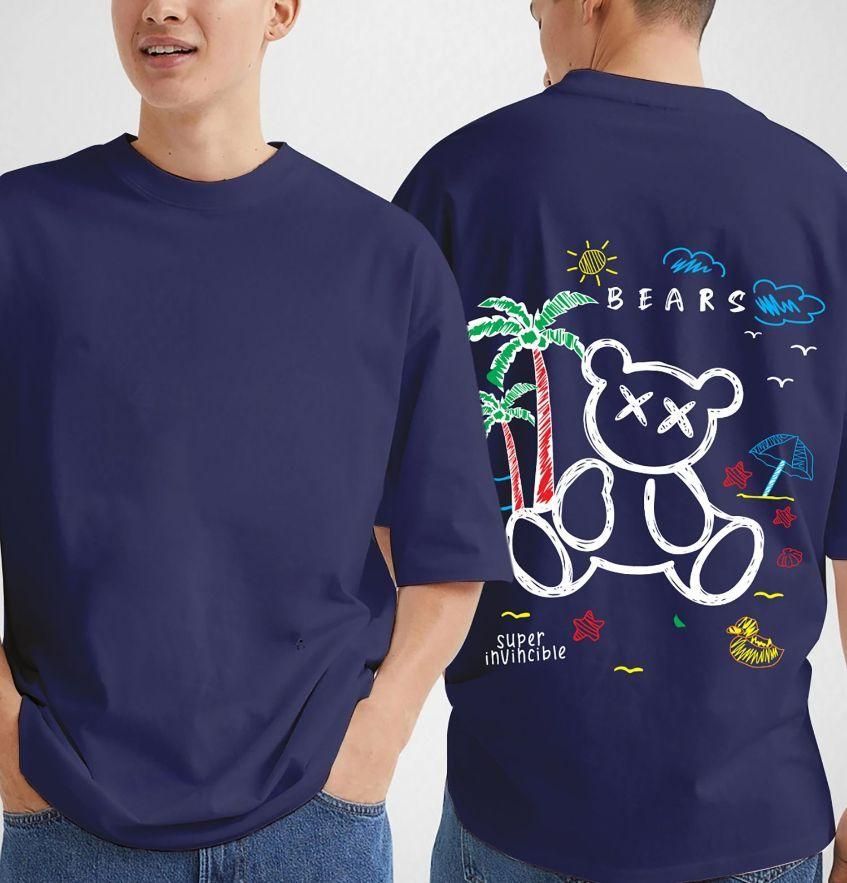 cotton oversize Graphic Printed Half Sleeves T shirt