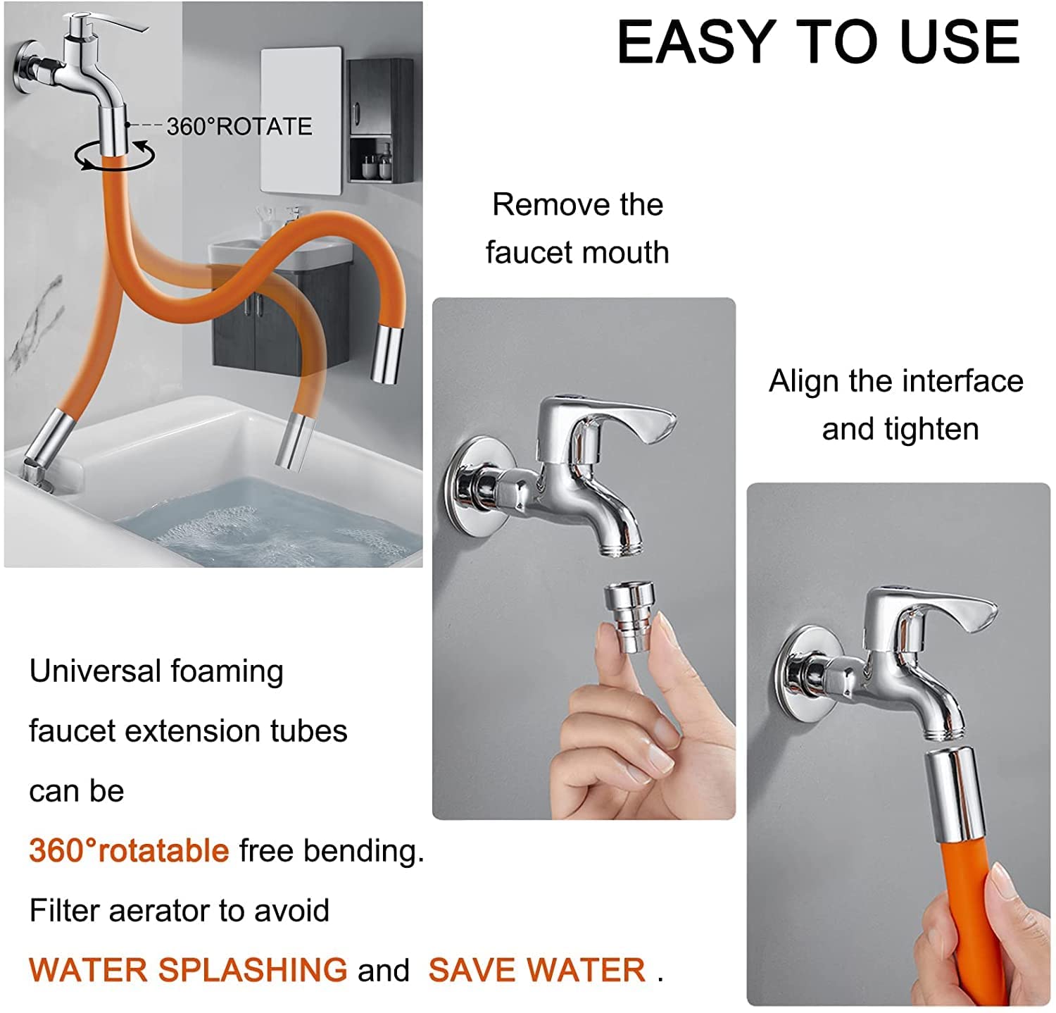 Faucet / Tap Extension Tube